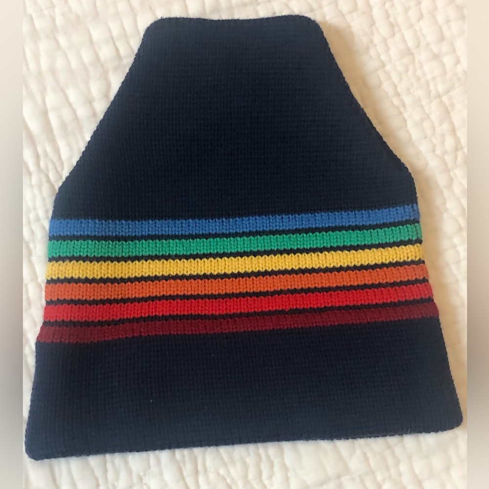 Meister pure new wool snowboard beanie toboggan hat cap striped 0ne size…